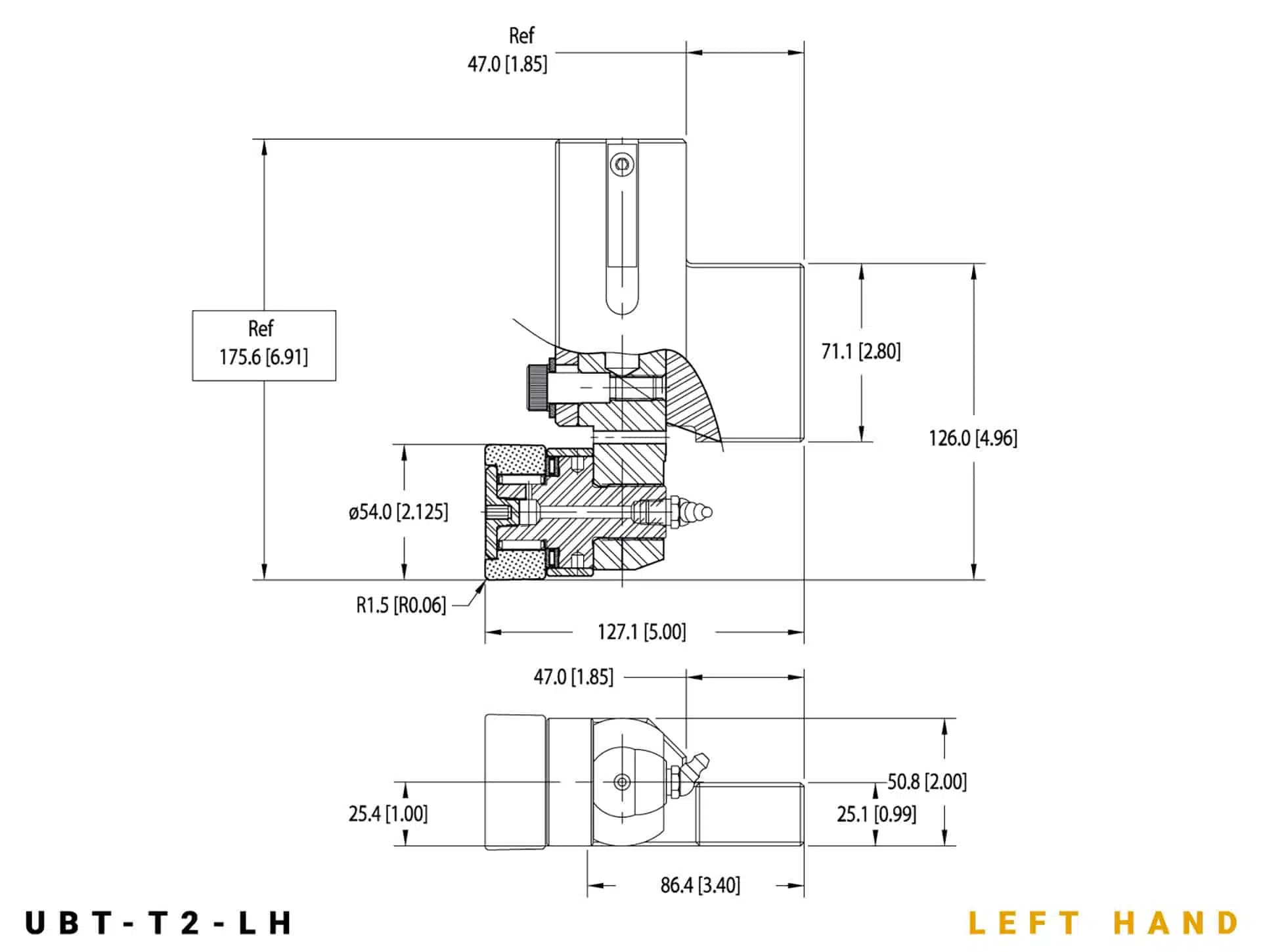 UBT-T2 LH specifications