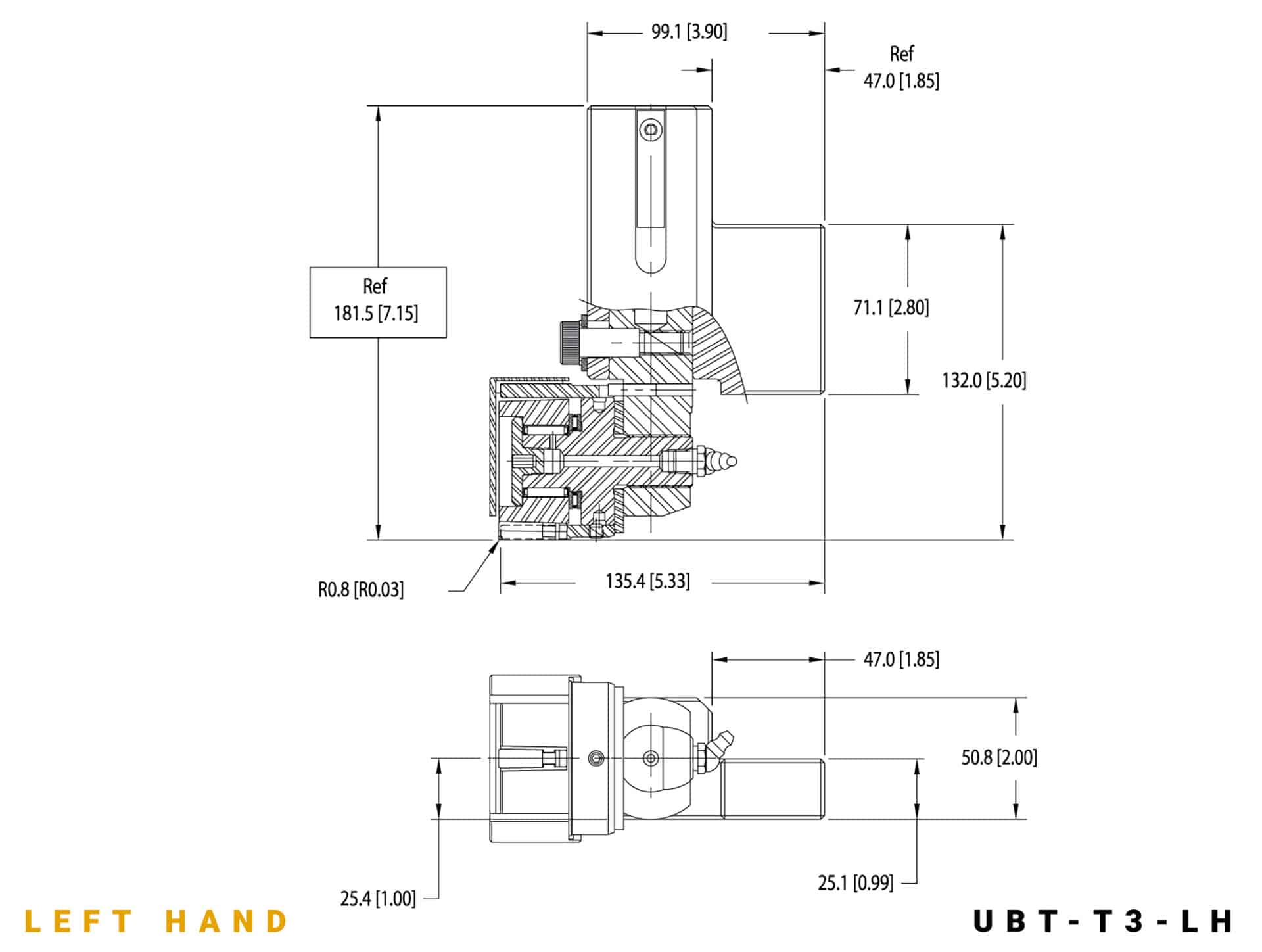 UBT-T3 LH specifications