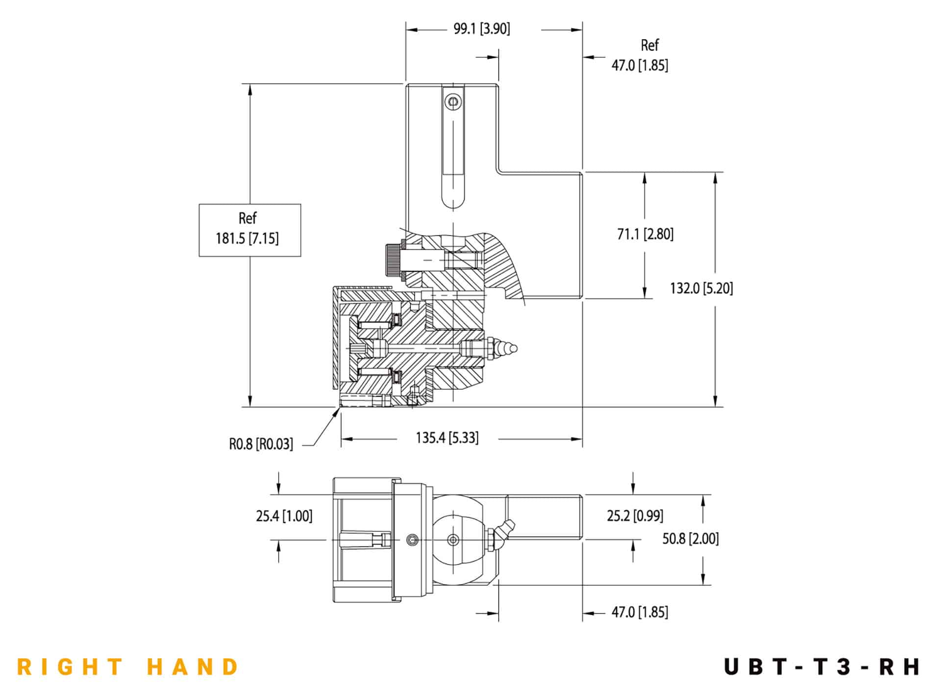 UBT-T3 RH specifications